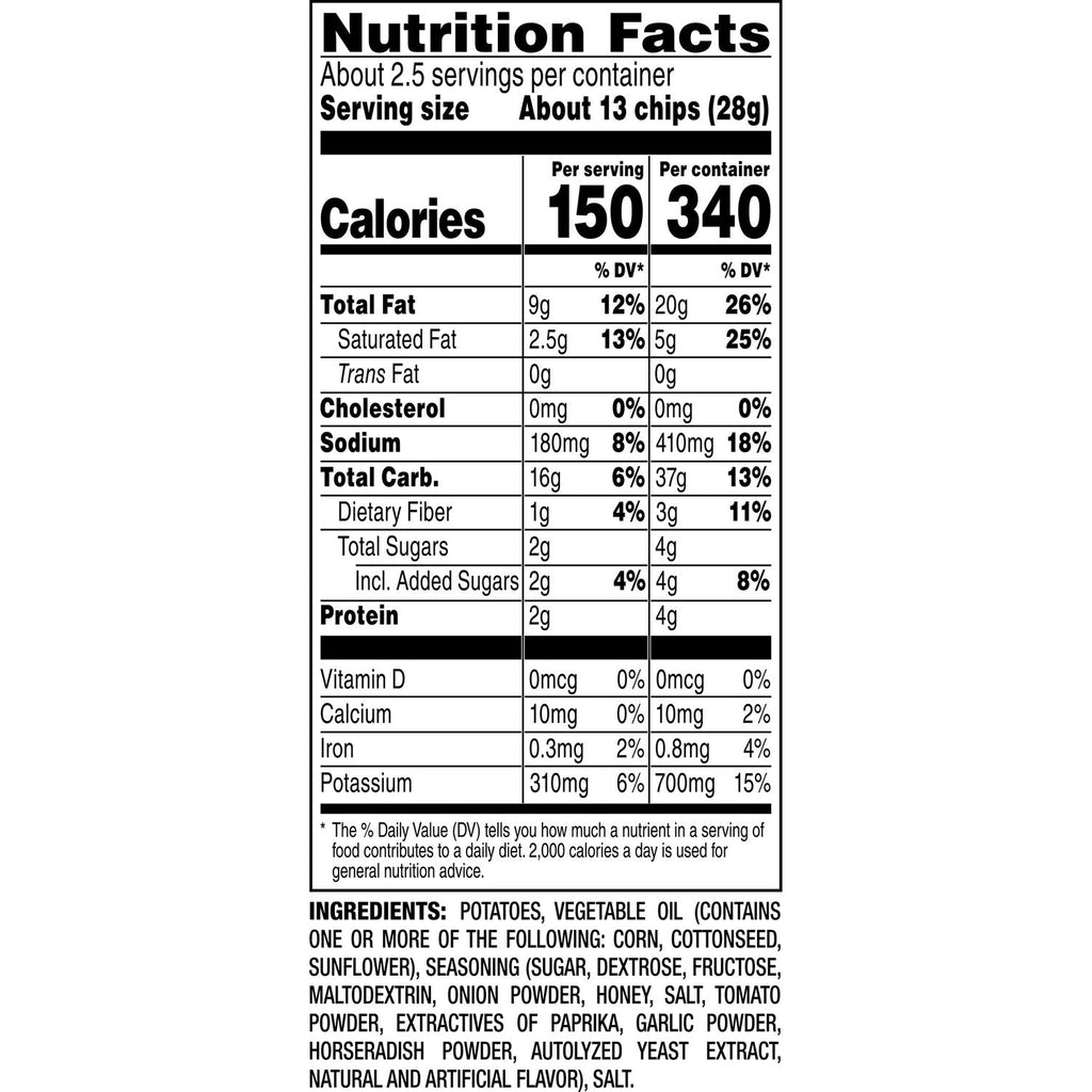 Herr's Honey BBQ Potato Chips, 1-ct.