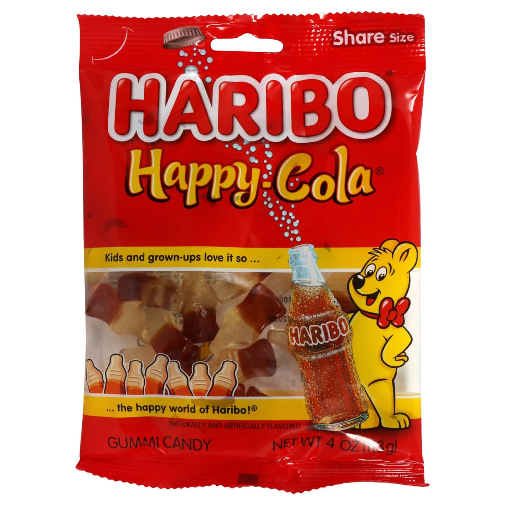 Haribo Happy Cola Gummi Candies, 4 oz. Bags