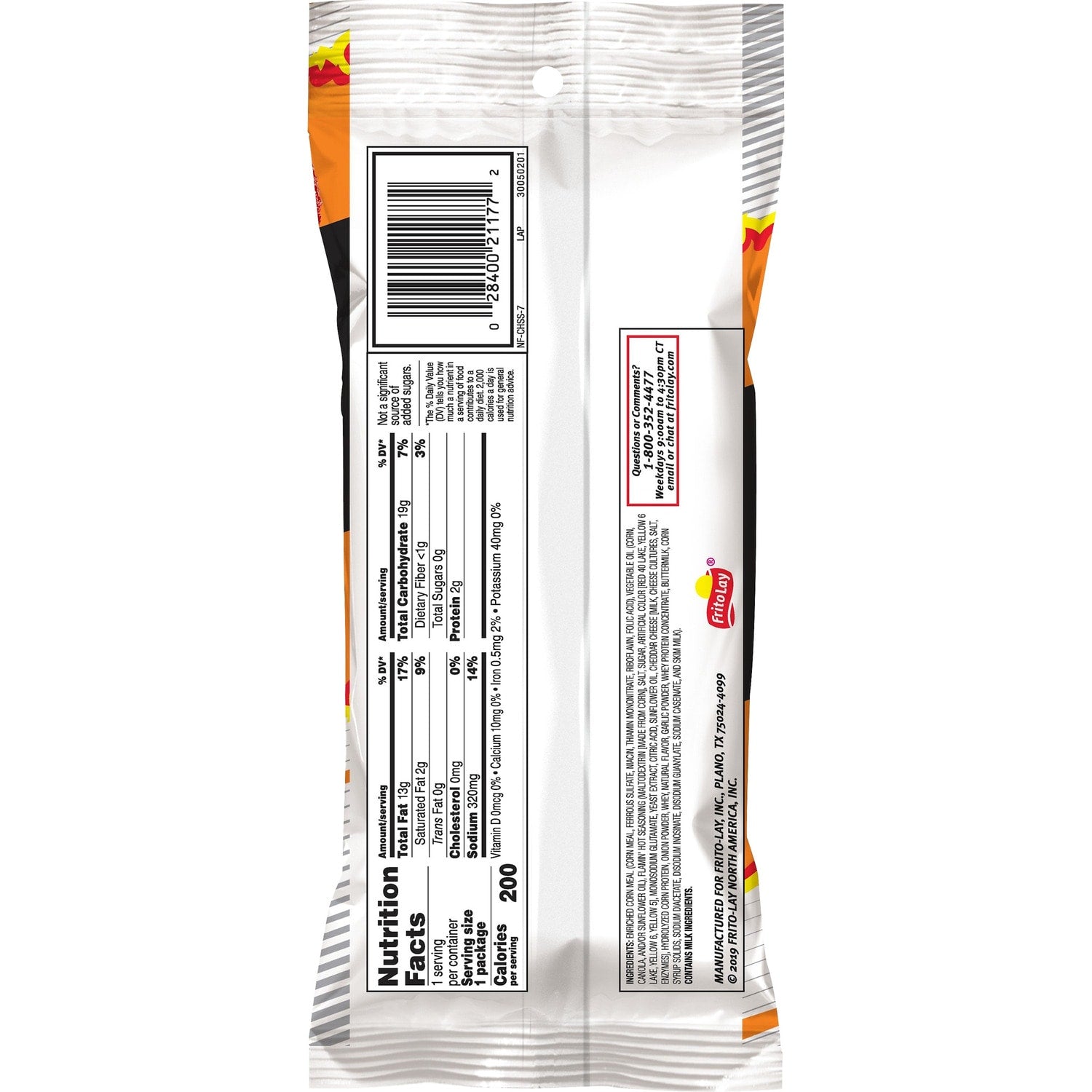 Cheetos Flamin Hot Asteroids Flavor Shots 1.25 oz