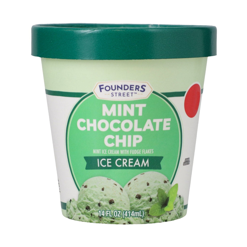 Founder's Street Mint Chocolate Chip Ice Cream, 1-ct.