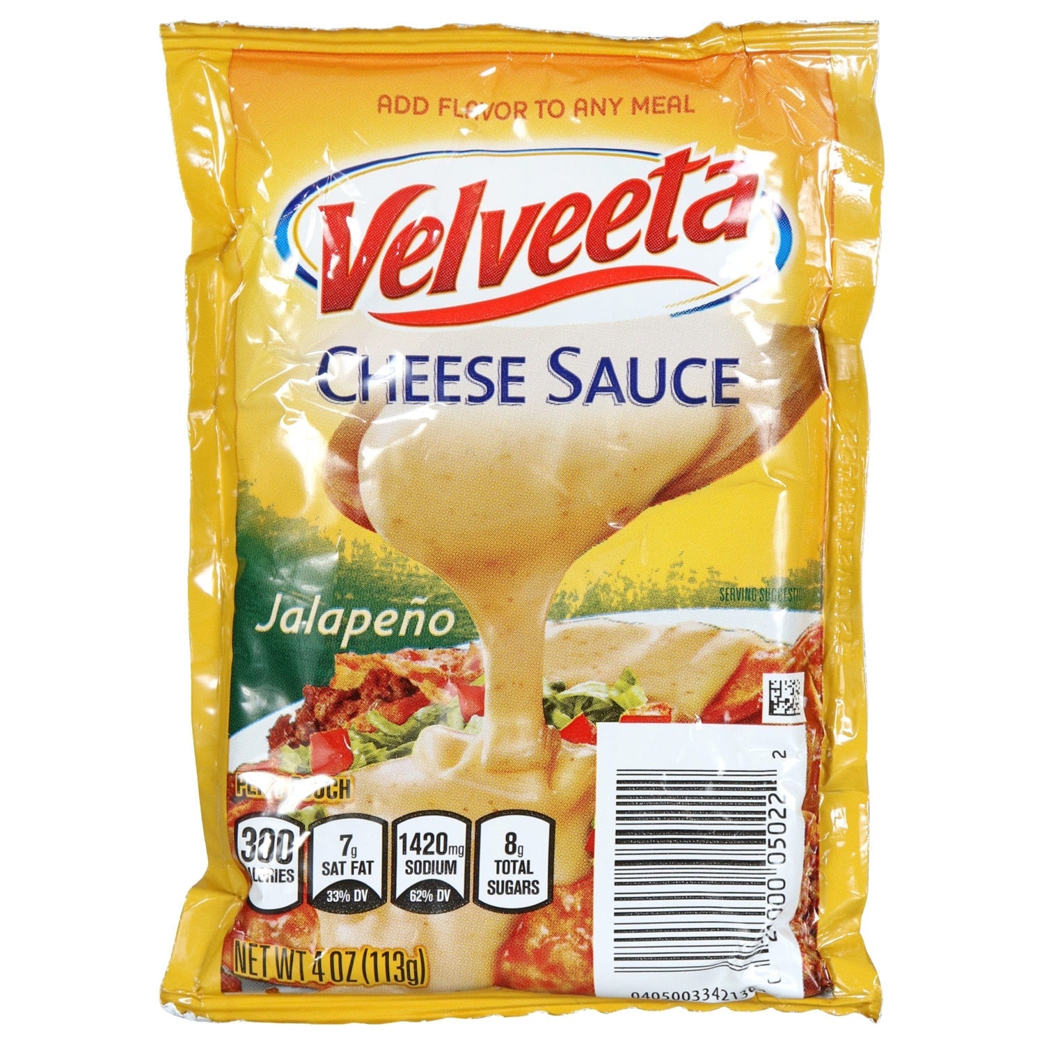 Velveeta Jalepeno Cheese Sauce, 4-oz. Packets