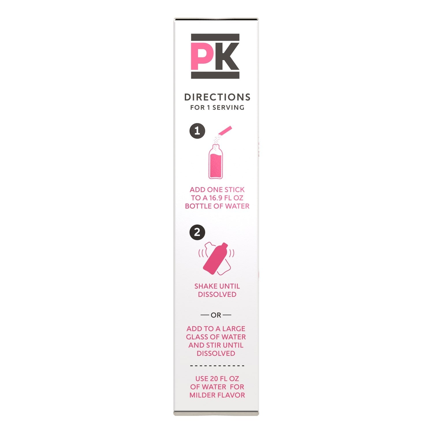 Pure Kick Strawberry Watermelon-flavored Hydrate Drink Mix Sticks, 6-pc Pack.