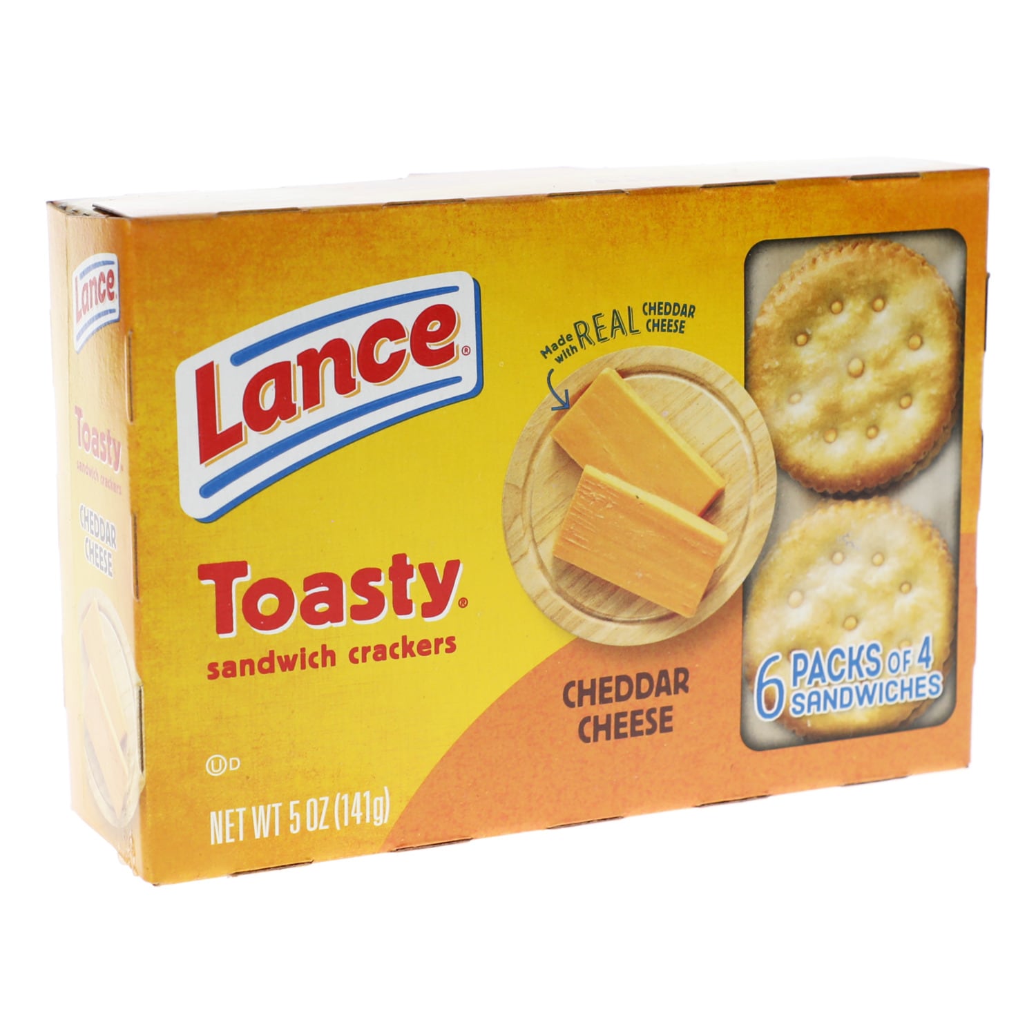 Lance Toasty Cheddar Cheese Crackers, 6-pk. Box