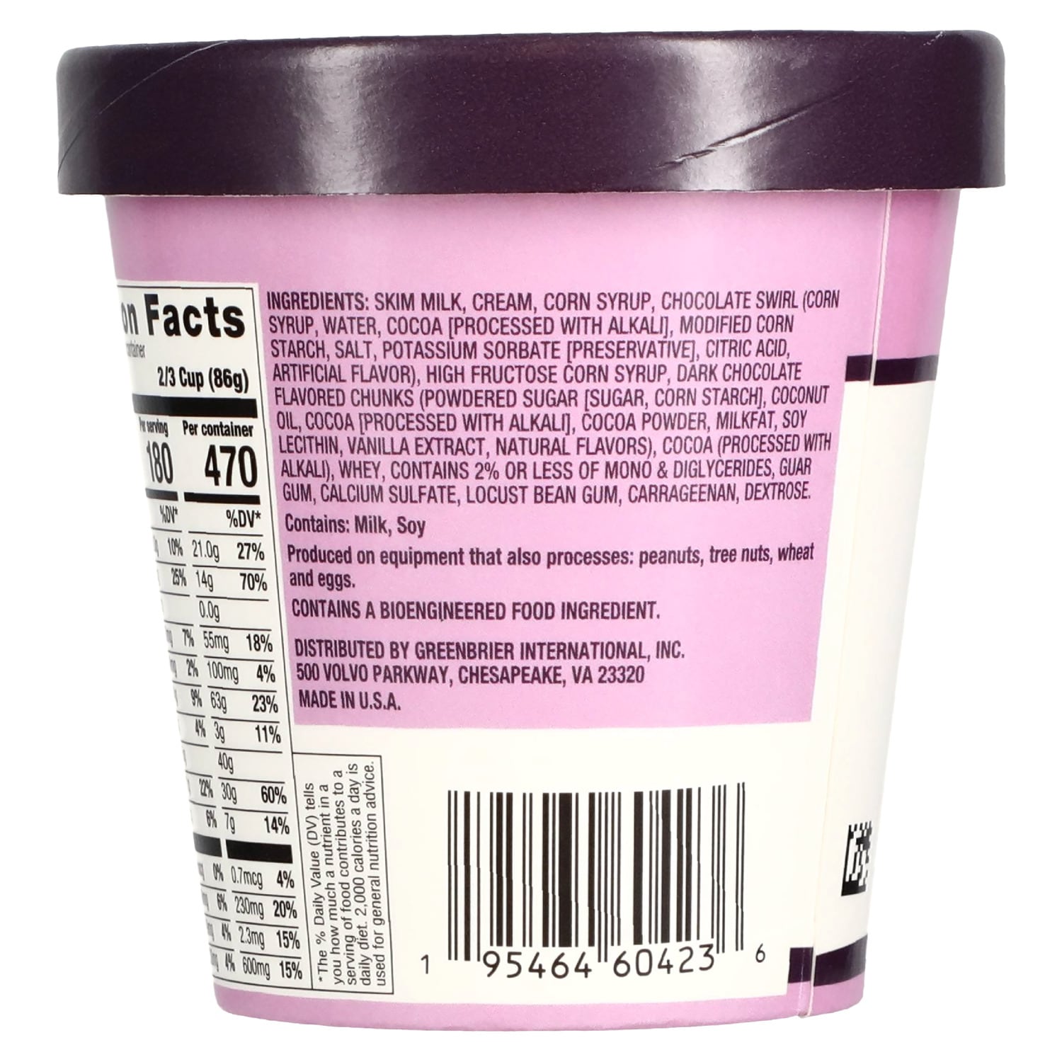 Founder's Street Chocolate Fudge Ice Cream, 1-ct.