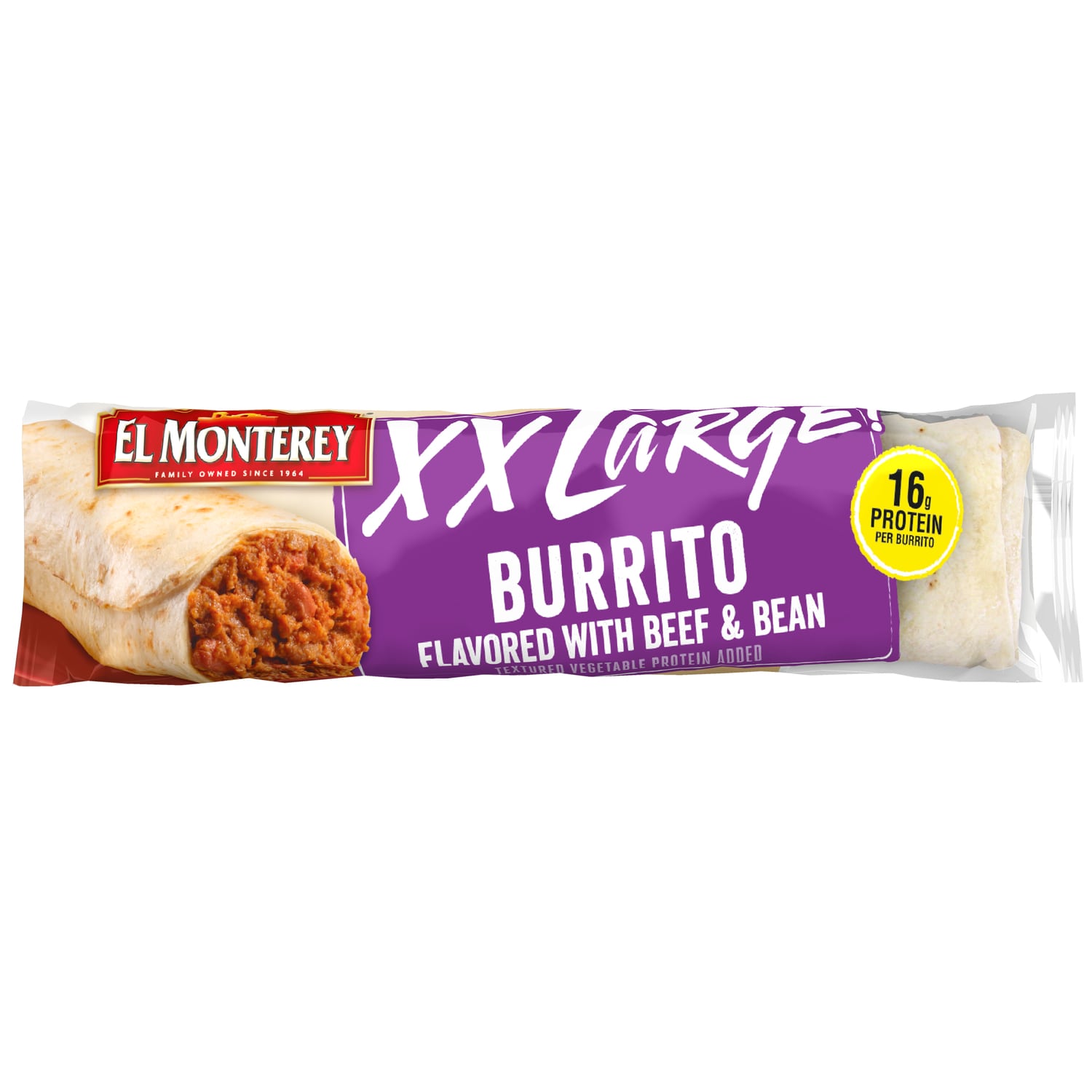 Ruiz El Monterey XX Large Beef &amp; Bean Burrito 8 oz