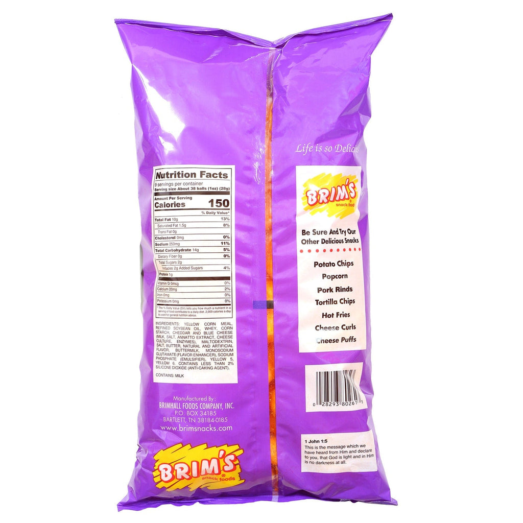 Brim's Cheese Balls, 9-oz. Bags