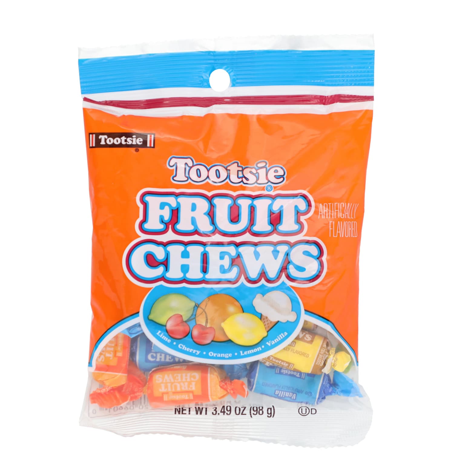 Tootsie Fruit Chews, 3.5 oz. Bag