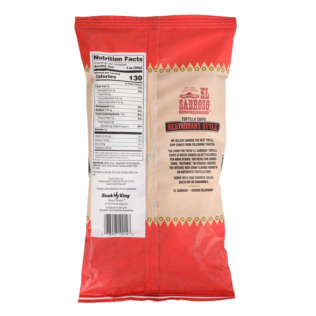 El Sabroso Tortilla Chips, 1-ct.