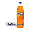Fanta Orange Soda Soft Drink, 1.25-liter Bottles