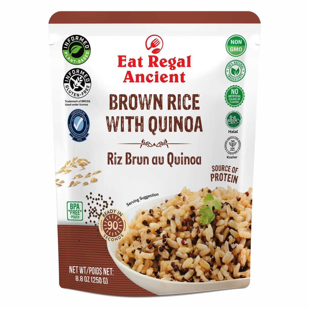 Eat Regal Ready To Eat Brown Rice with Quinoa, 8.8-oz. Pouches