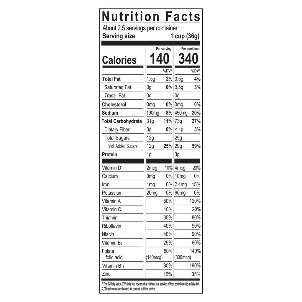 Post Fruity Pebbles Sweetened Rice Cereal, 3-oz.