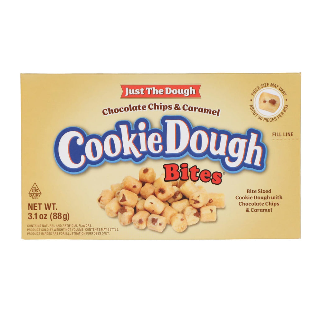 Just The Dough Chocolate Chips And Caramel Cookie Dough Bites, 1-ct.