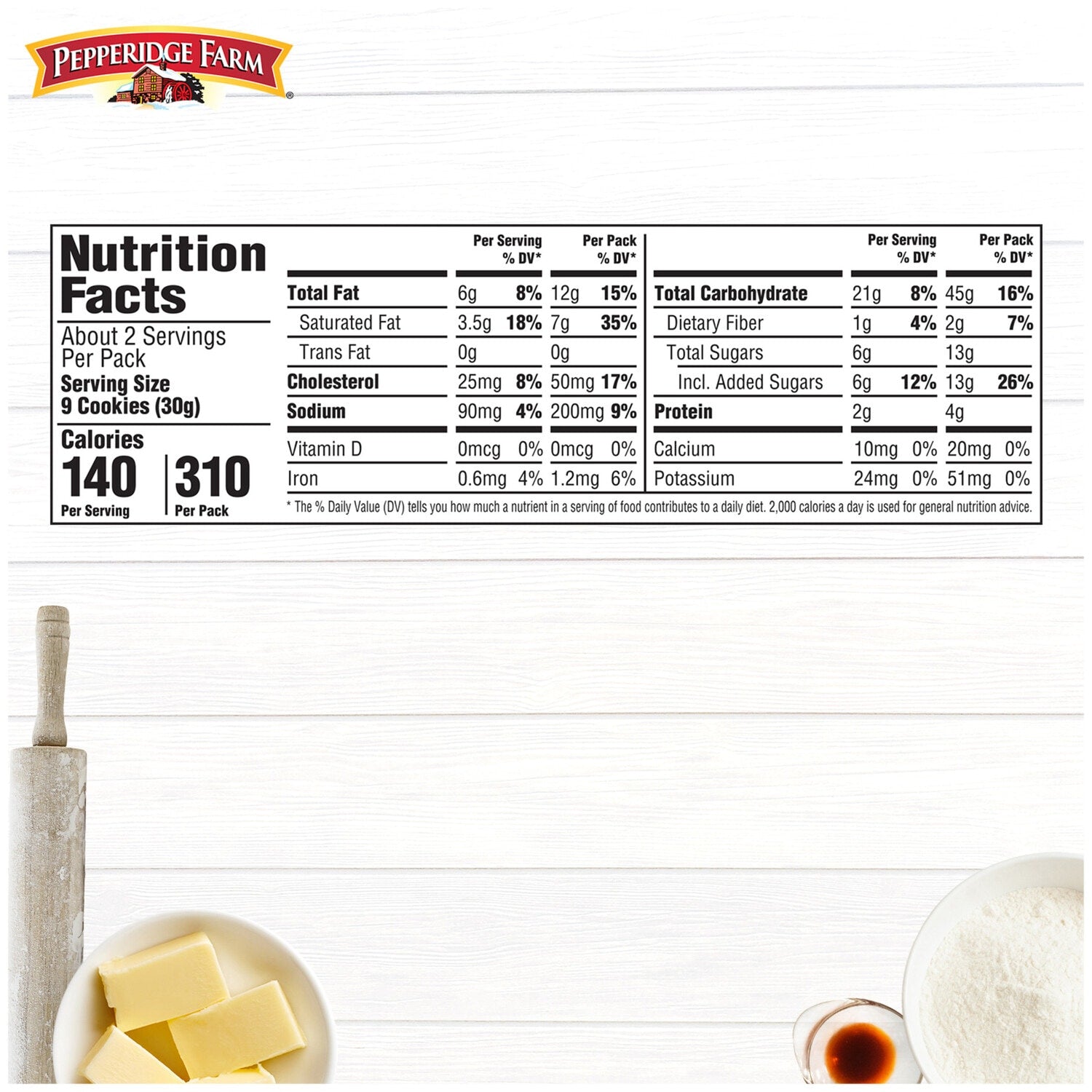 Pepperidge Farm Mini Chessmen Butter Cookie, 2.25 oz.