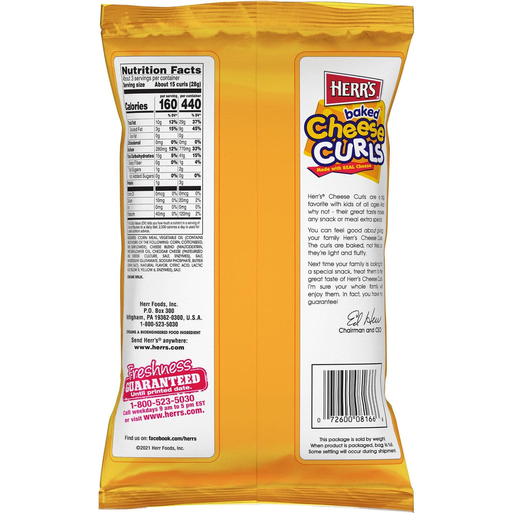 Herr's Baked Cheese Curls, 1-ct.