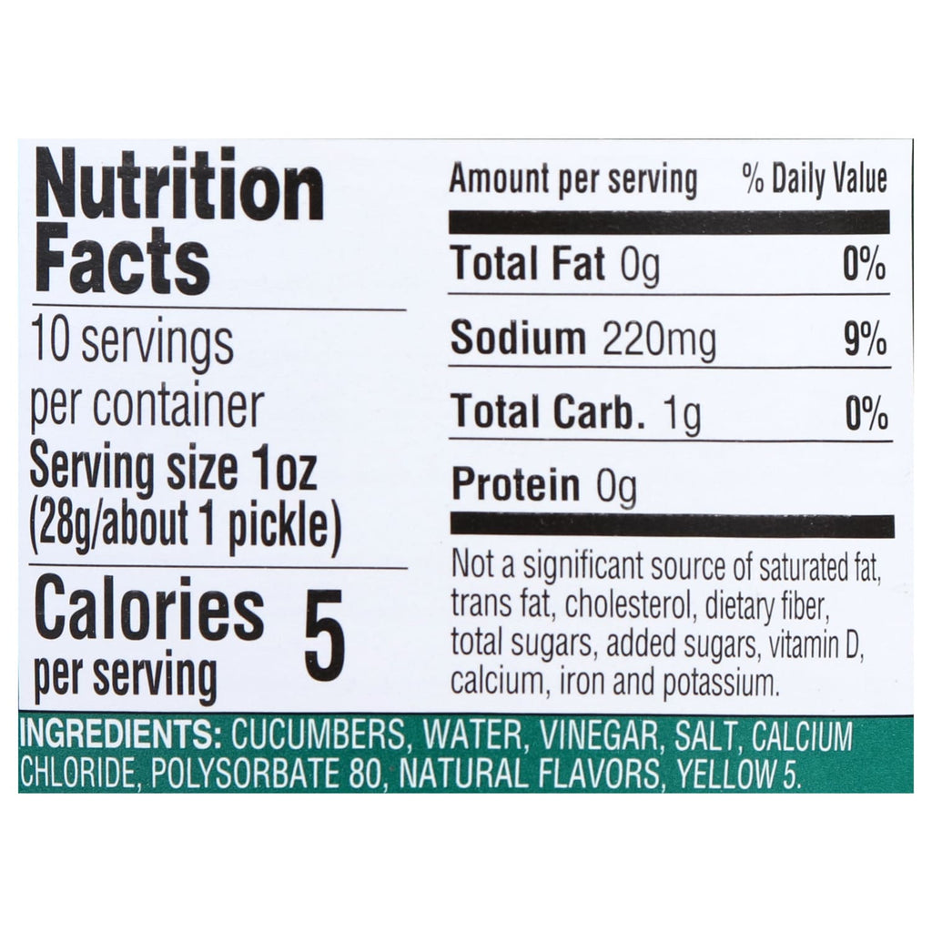 Breckenridge Farms Kosher Dills, 17-oz. Jars