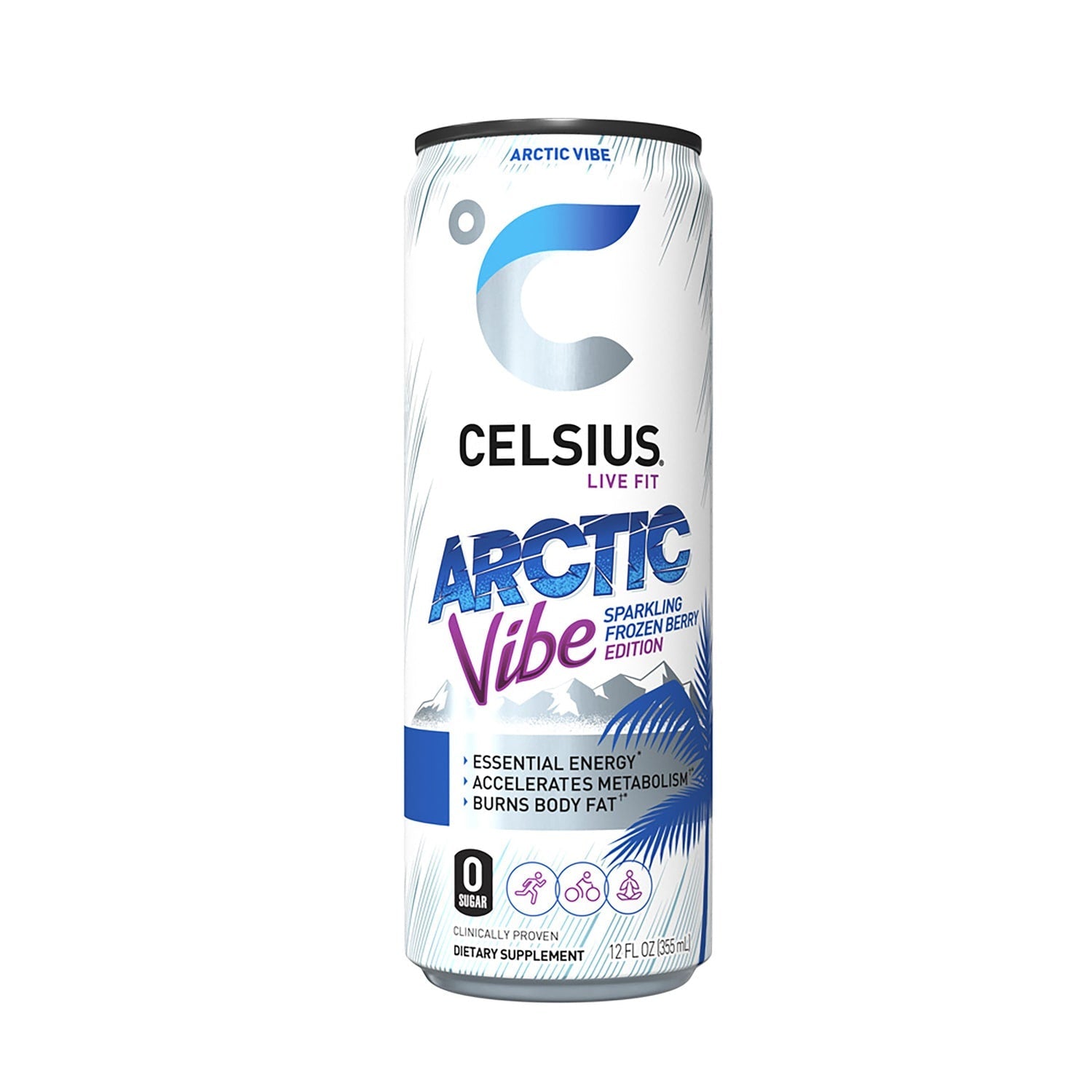 Celsius Artic Vibe Sparkling Frozen Berry Flavored Drink, 1-ct.