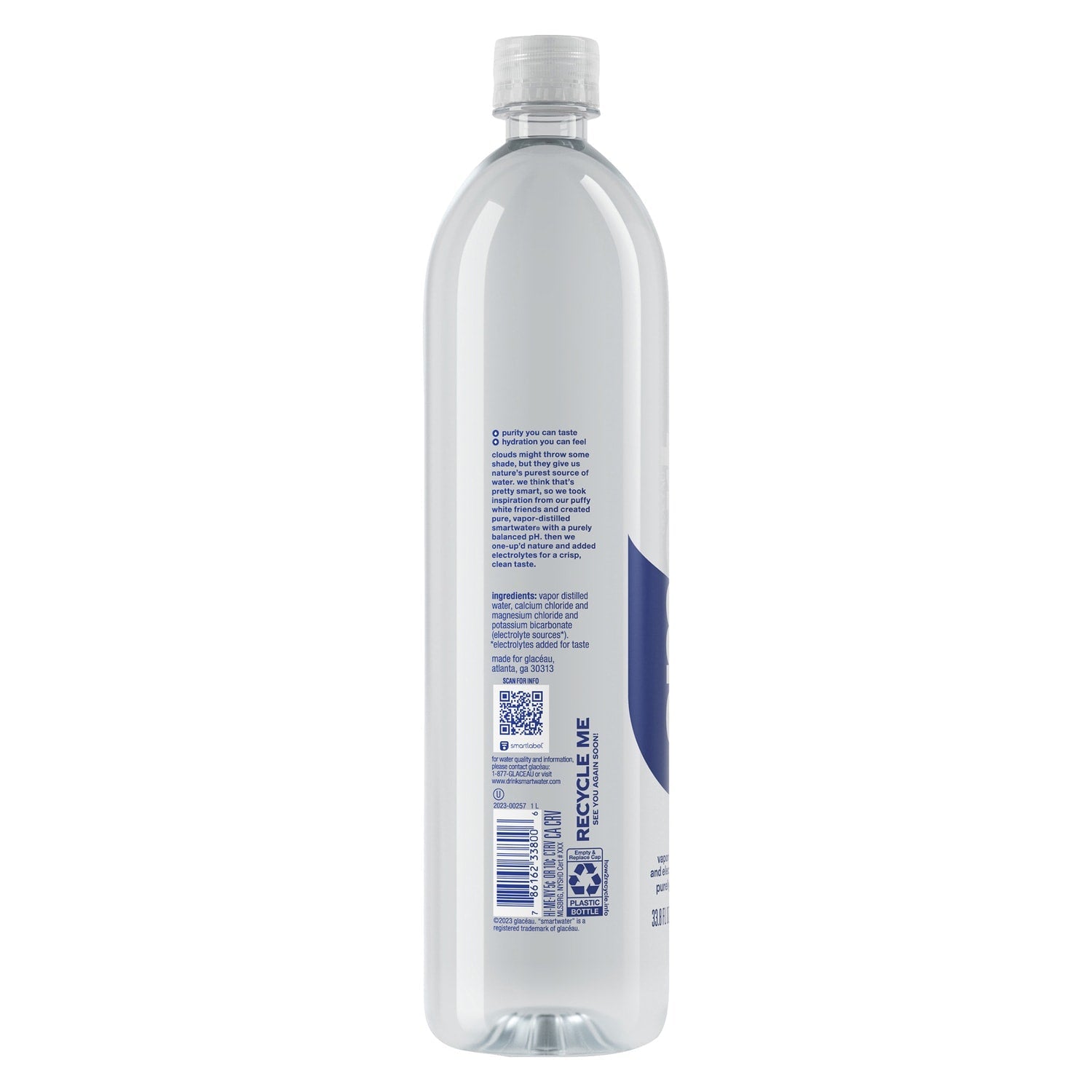 Glaceau Vapor Distilled Smart Water, 1-ct.