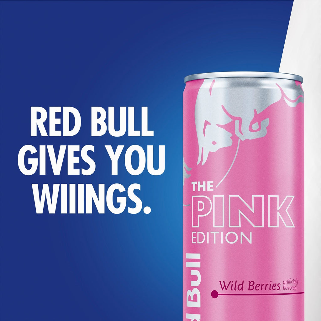 Red Bull Pink Edition Wild Berries Flavored Energy Drink, 1-ct.