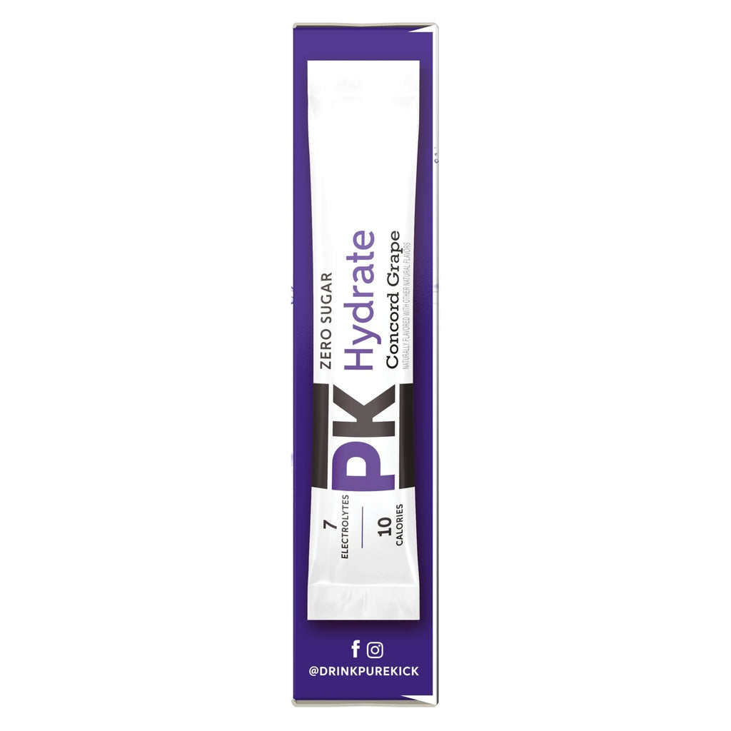 Pure Kick Concord Grape Zero Sugar Drink Mix, 6-pc Pack.