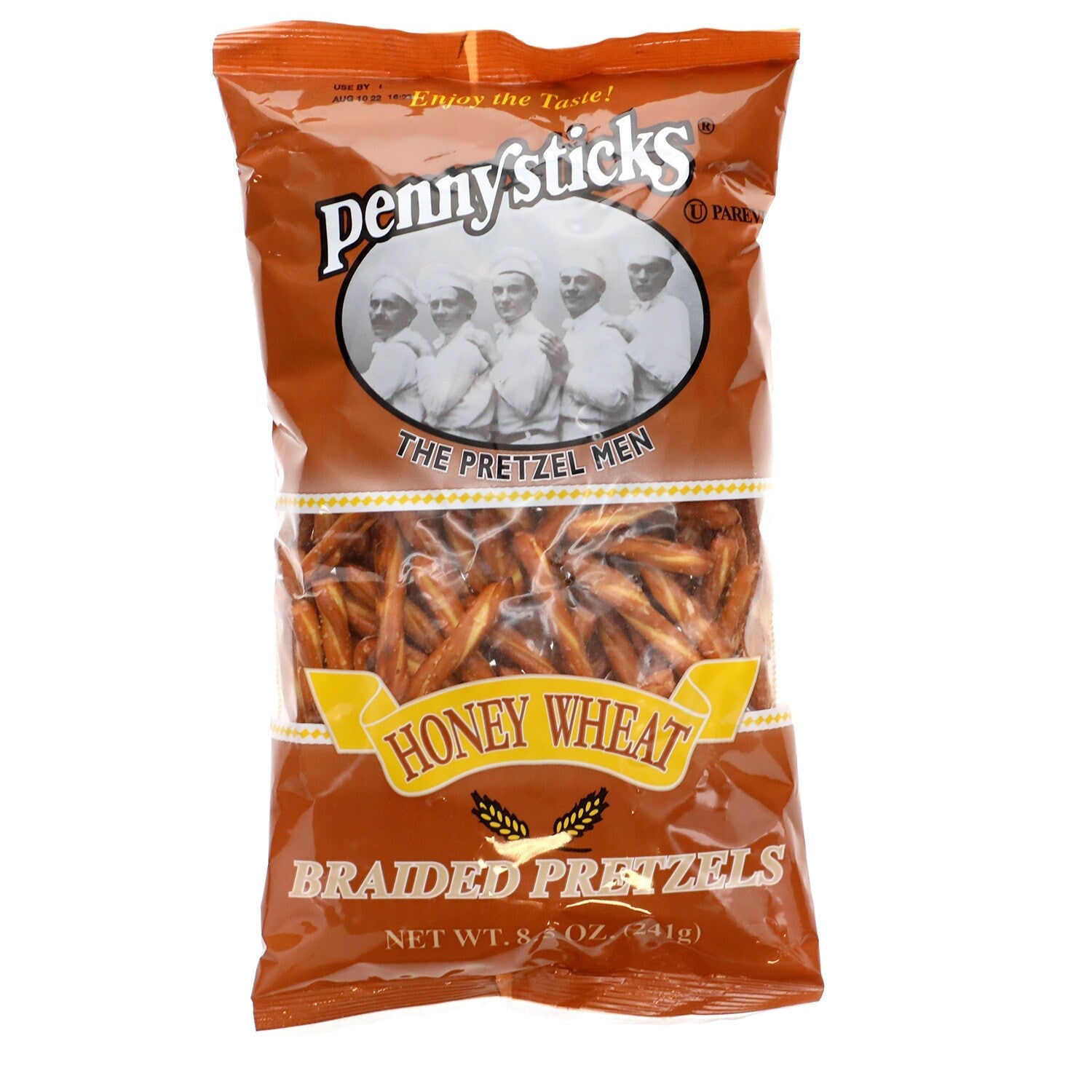 Pennysticks Brand Honey Wheat Braided Pretzels, 8.5-oz. Bags