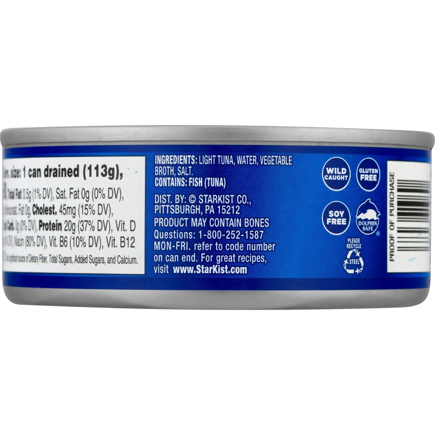 Starkist Chunk Light Tuna in Water, 5-oz.