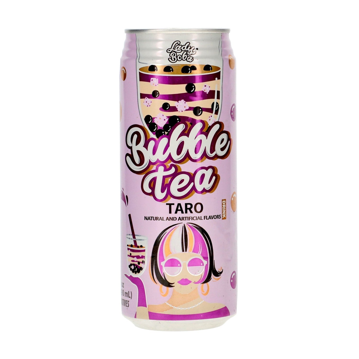 Lady Boba Taro Flavored Bubble Tea, 1-ct.
