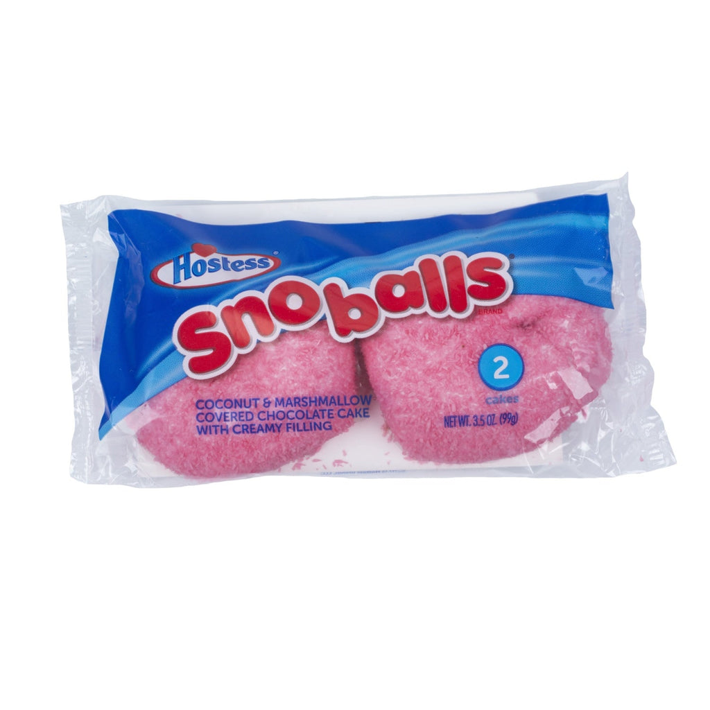 Hostess Snoballs Coconut and Marshmallow Snack Cakes, 2-ct.