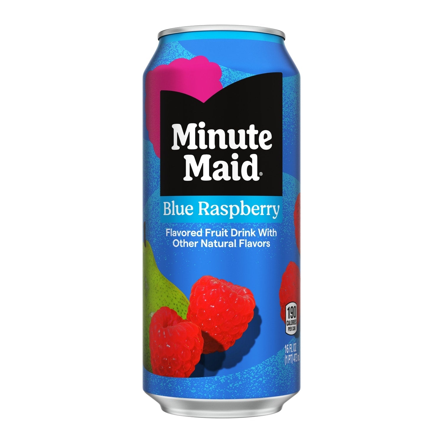 Minute Maid Blue Raspberry Fruit Drink, 16 fl oz. Can