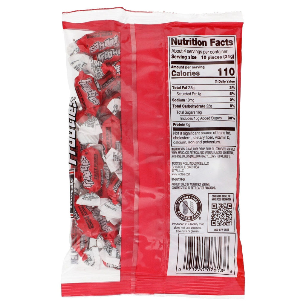 Tootsie Frooties Fruit Punch Chewy Candy, 4.53 oz. Bag