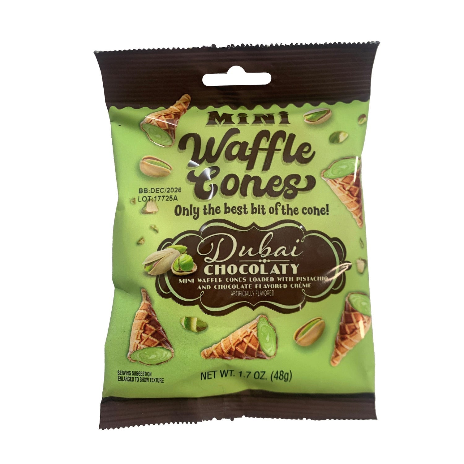 Mini Pistachio And Chocolate Waffle Cone Bites, 1-ct.