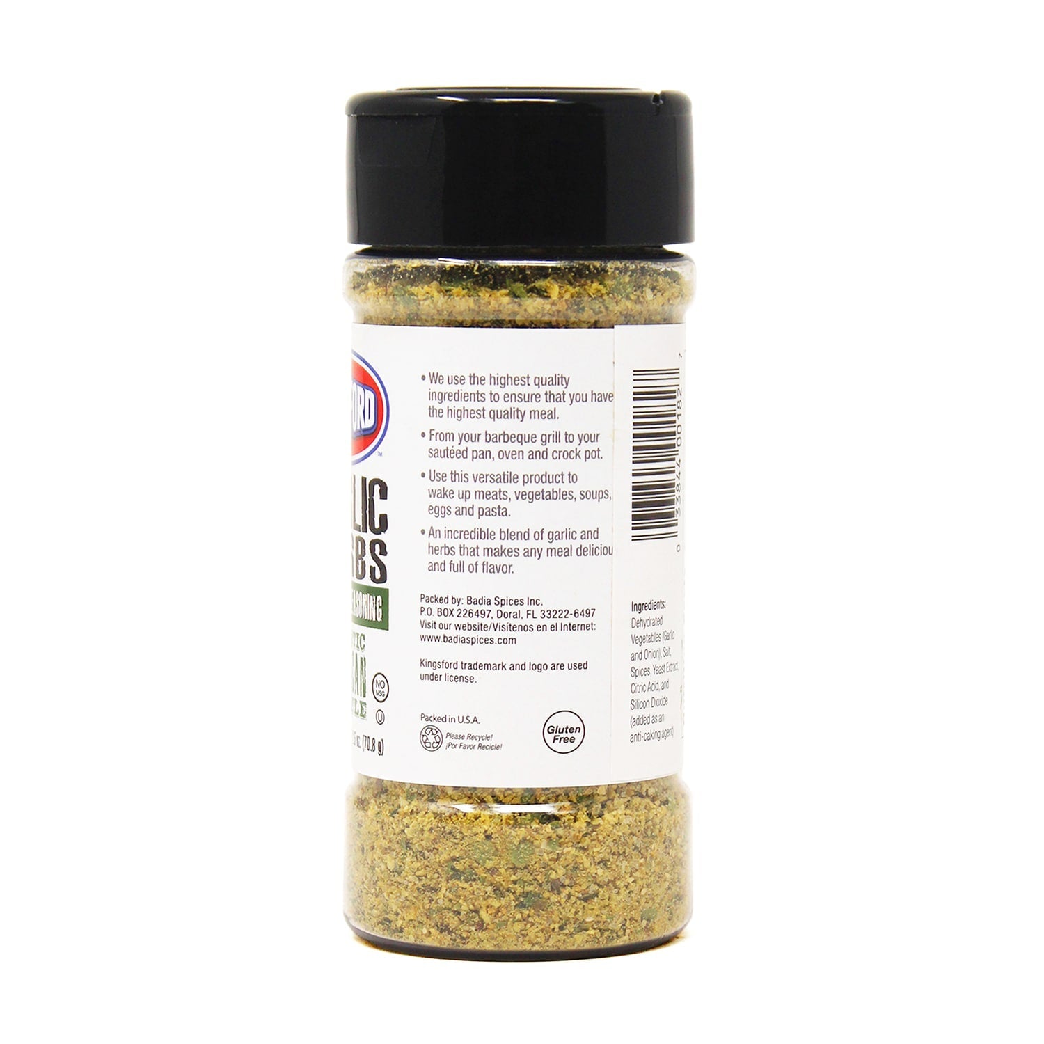 Kingsford Garlic &amp; Herb All-Purpose Seasoning, 2.5 oz.