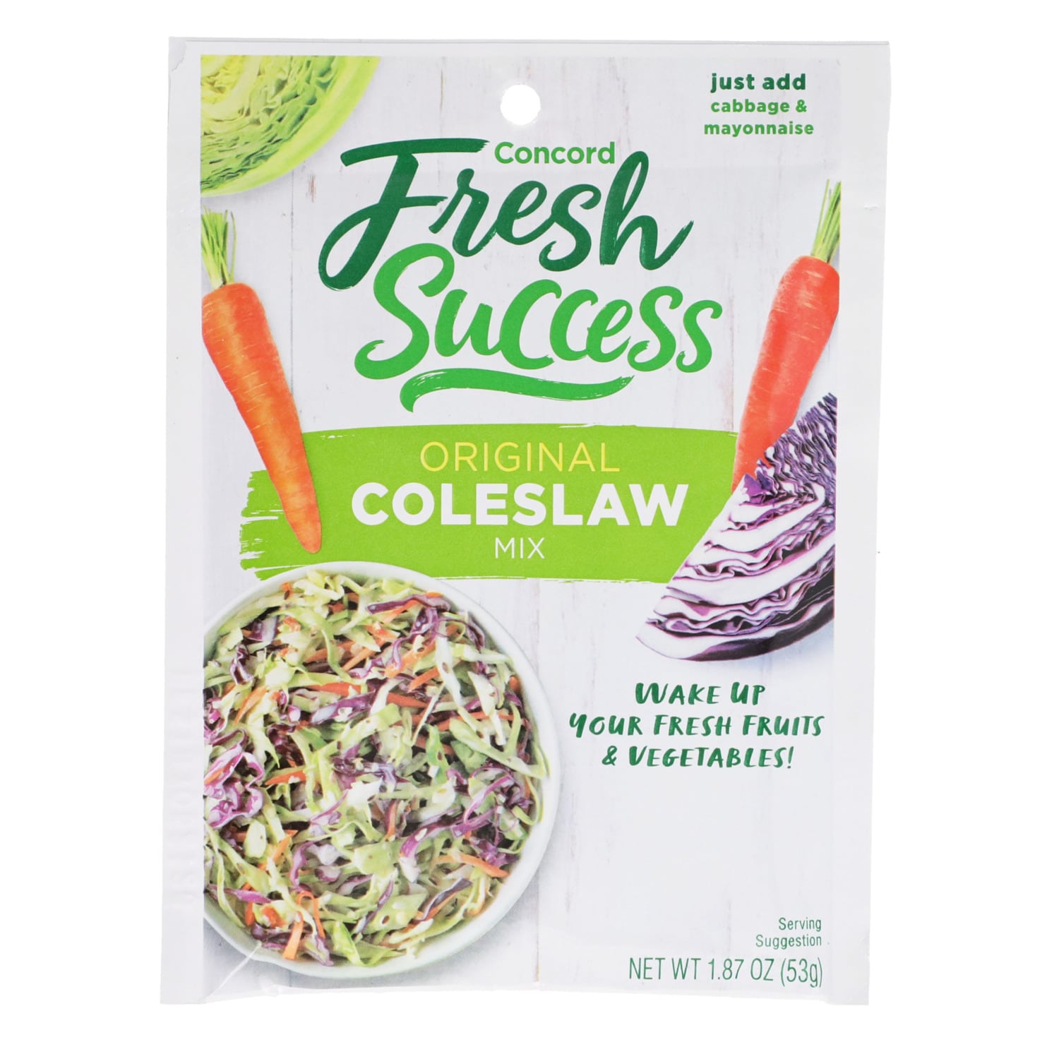 Concord Fresh Success Coleslaw Seasoning Mix Packets, 1.87-oz.