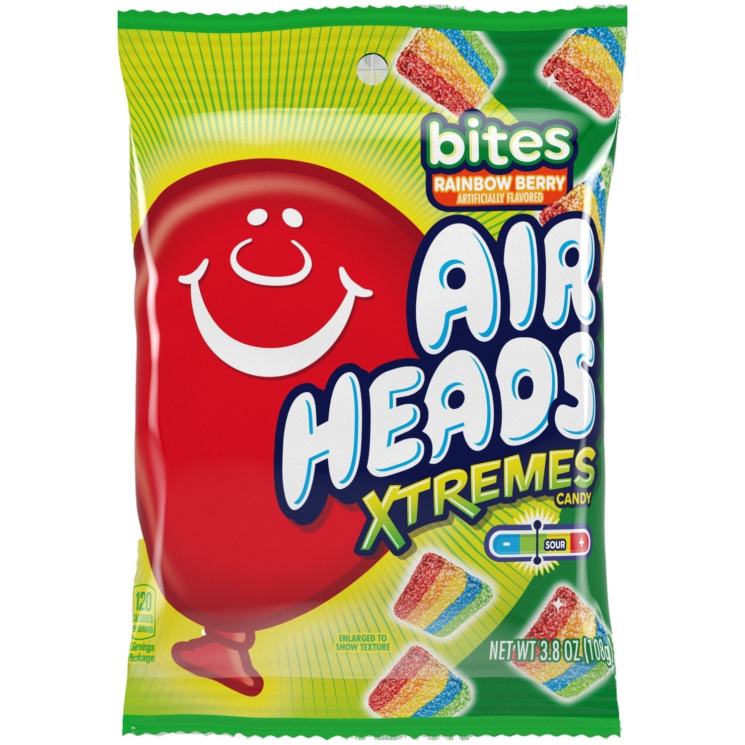 Airheads Bites Rainbow Berry Flavored Candies, 1-ct.