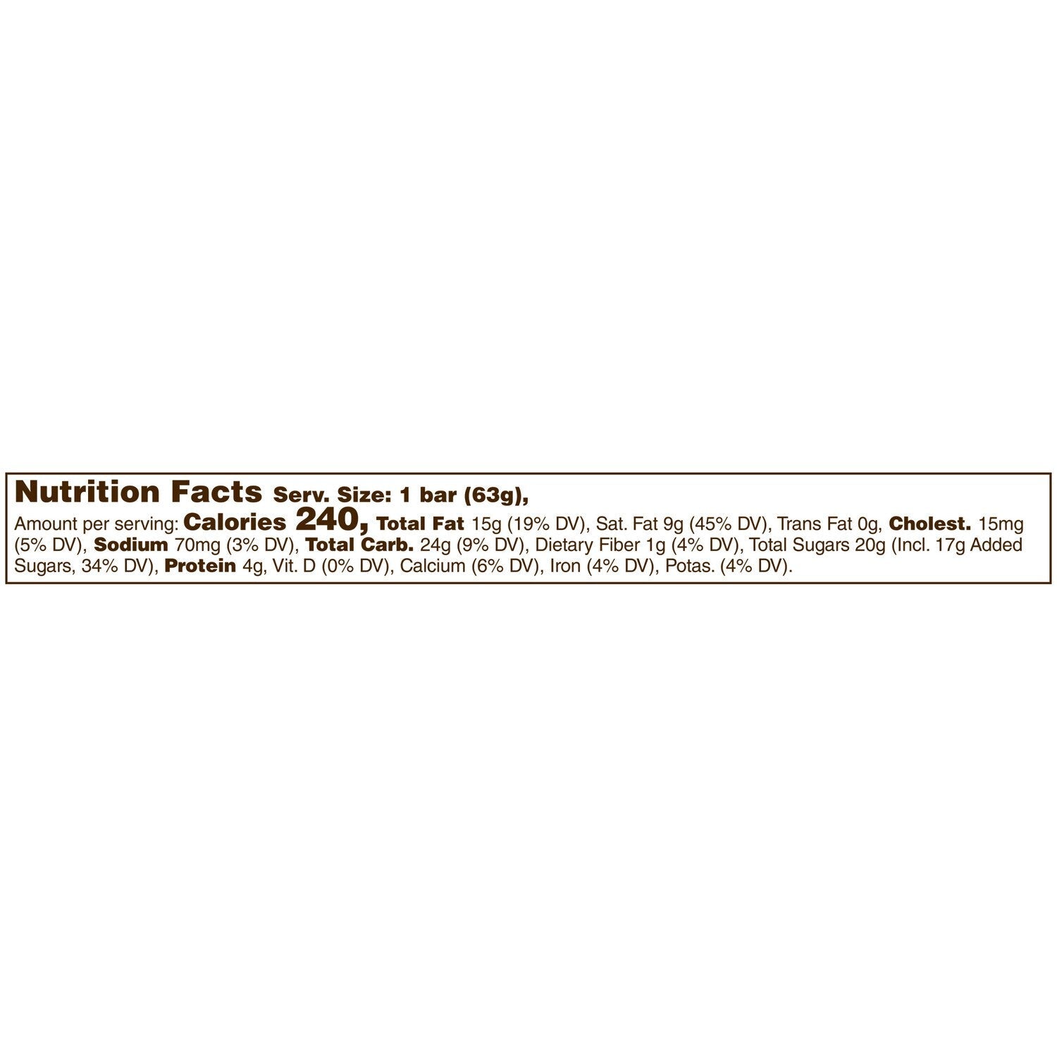 Snickers Ice Cream Flavor Snack Bar, 1-ct.