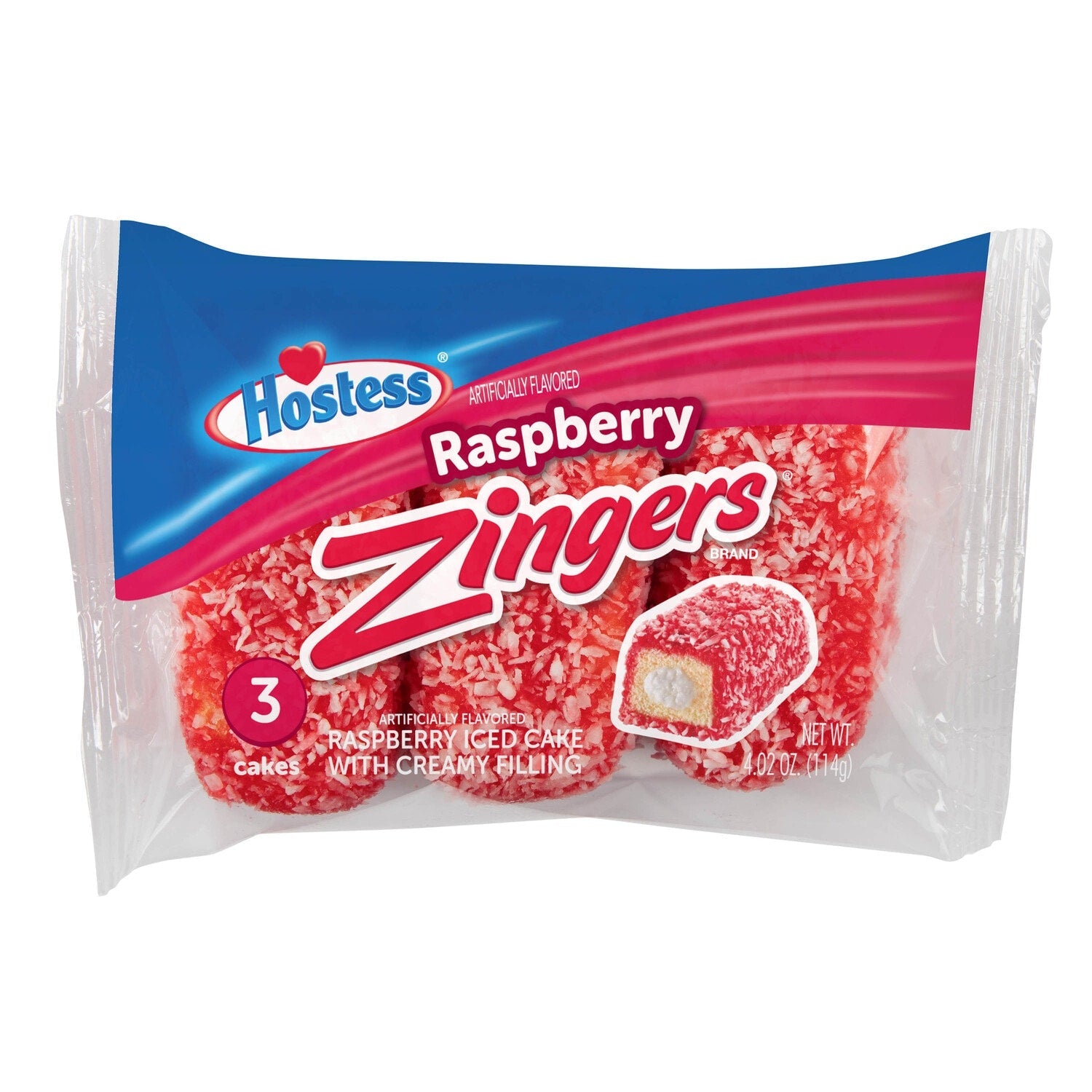 Hostess Raspberry Zingers, 3-ct. Box
