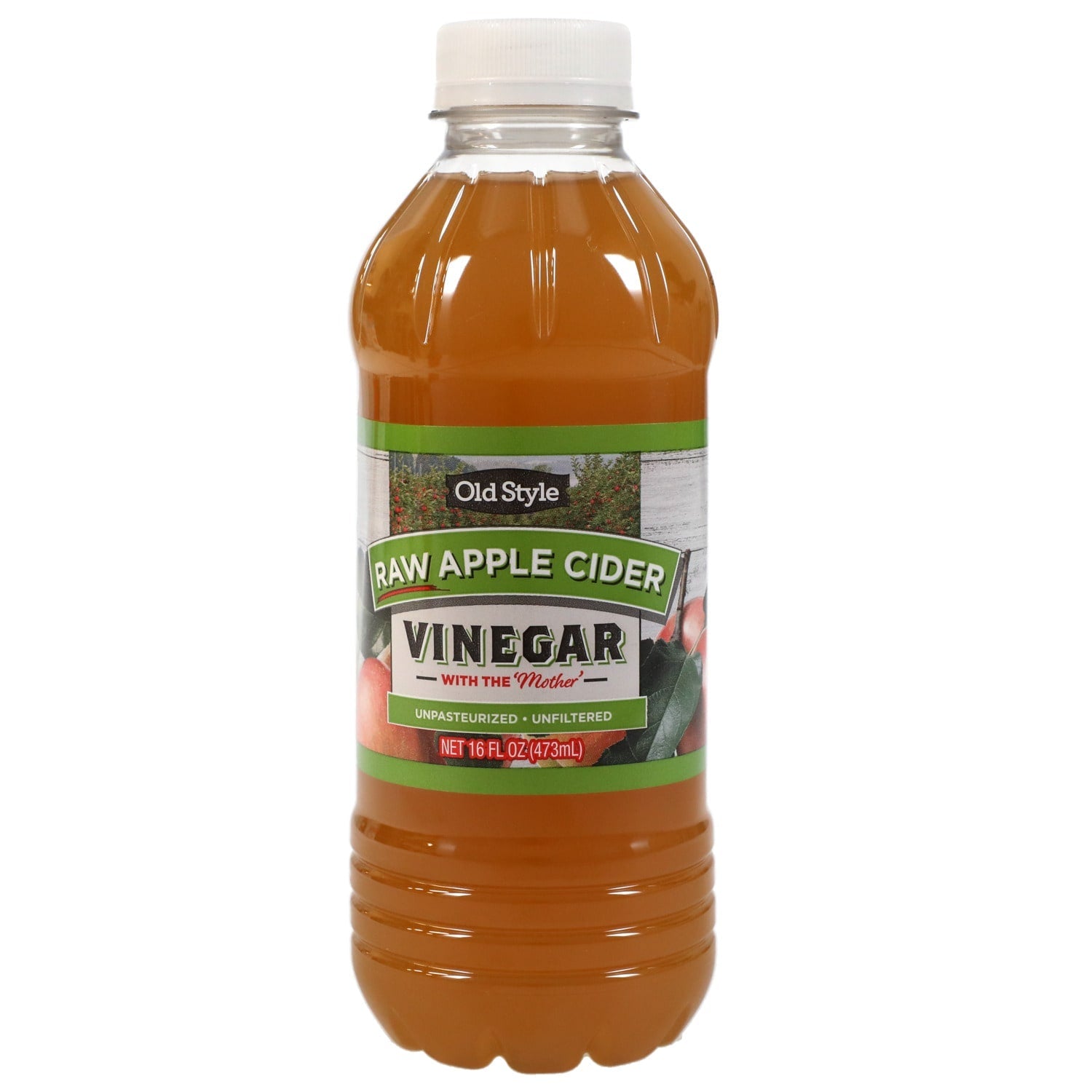 Old Style Unfiltered Apple Cider Vinegar, 16 oz.