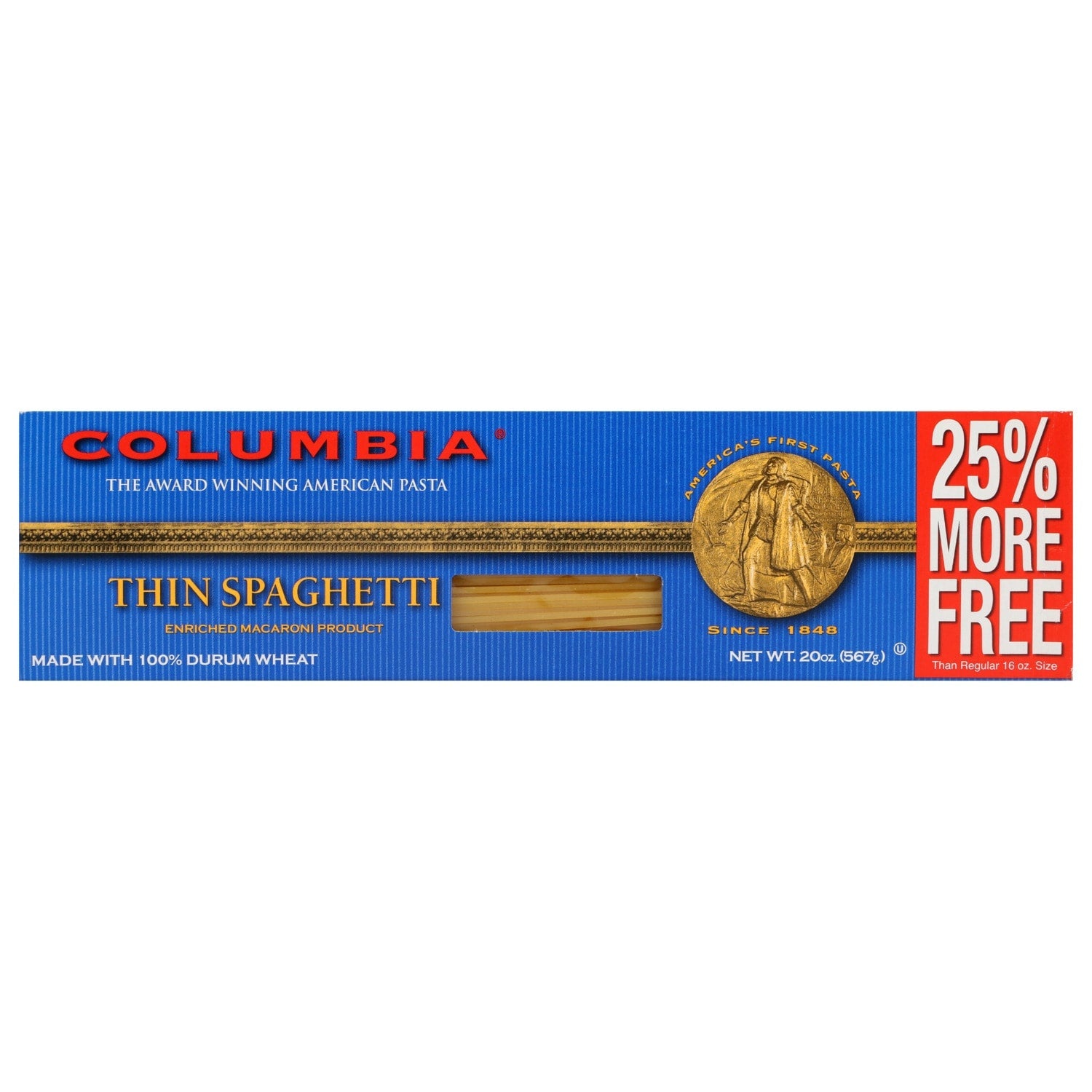 Columbia Thin Spaghetti, 20-oz. Bonus Boxes