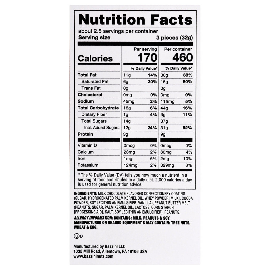 Bartons Peanut Butter Clusters, 3-oz.