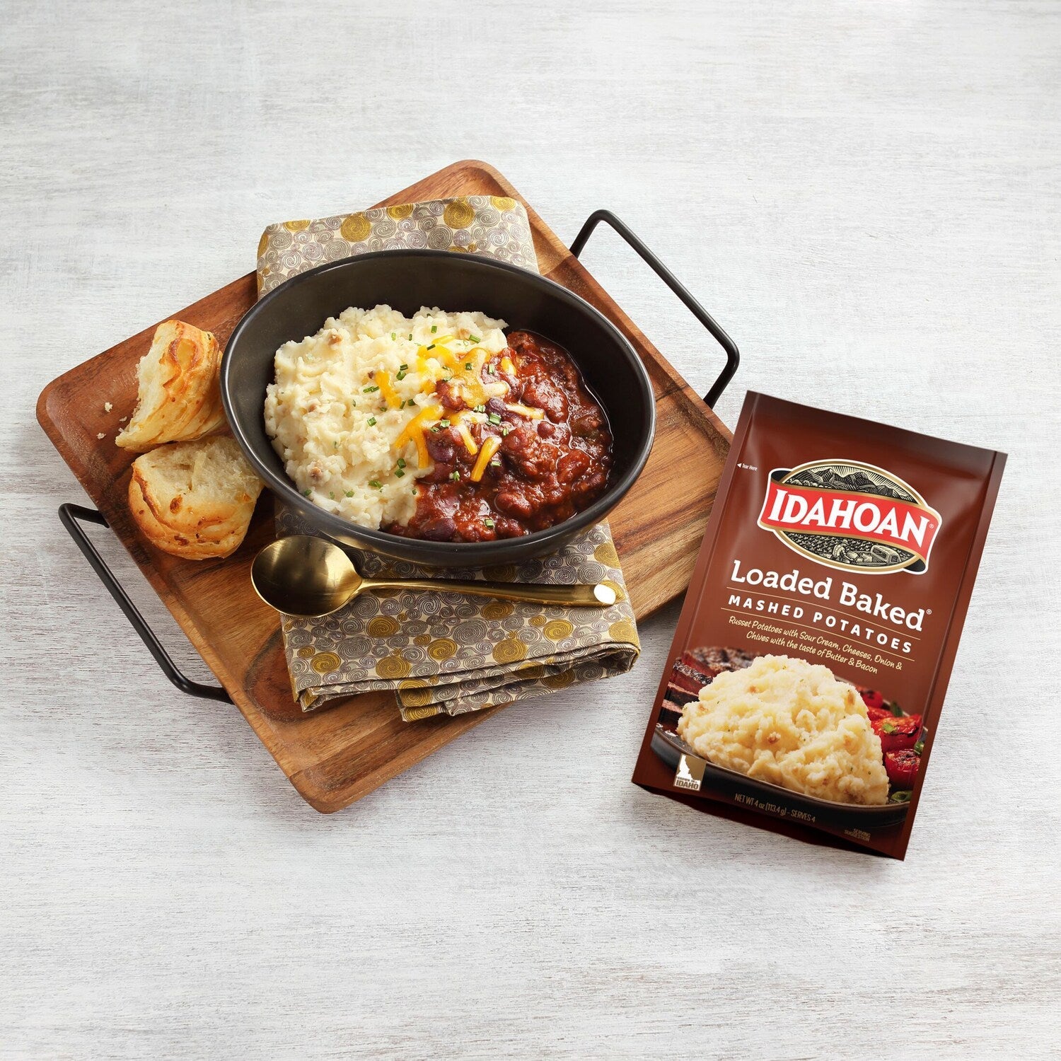 Idahoan Loaded Baked Mashed, 4-oz. Pouch