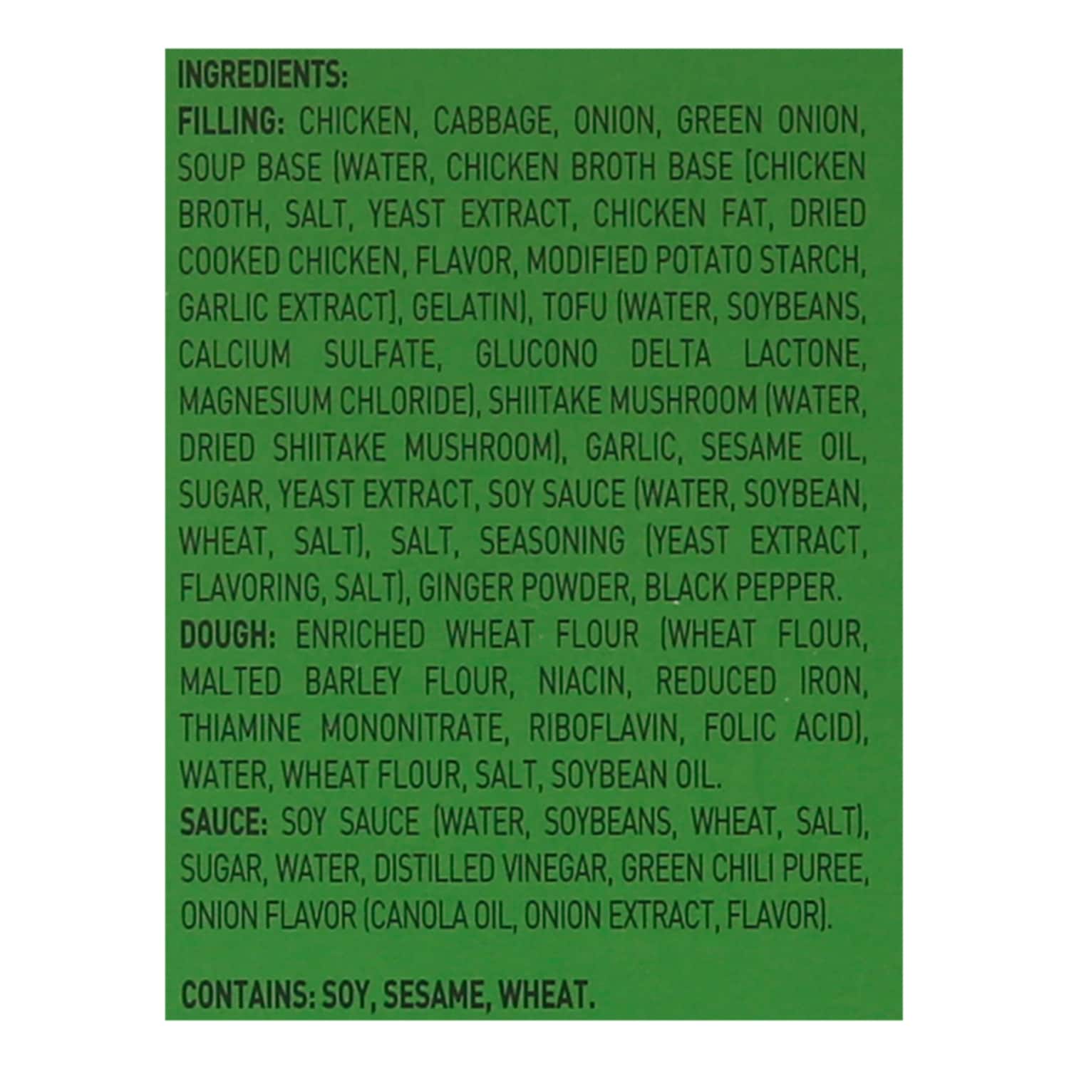 Bibigo Steamed Chicken &amp; Vegetable Dumplings 6.6 oz