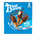 Blue Bunny Chocolate-Dipped Vanilla Mini Swirls Ice Cream Cones, 8-ct. Box