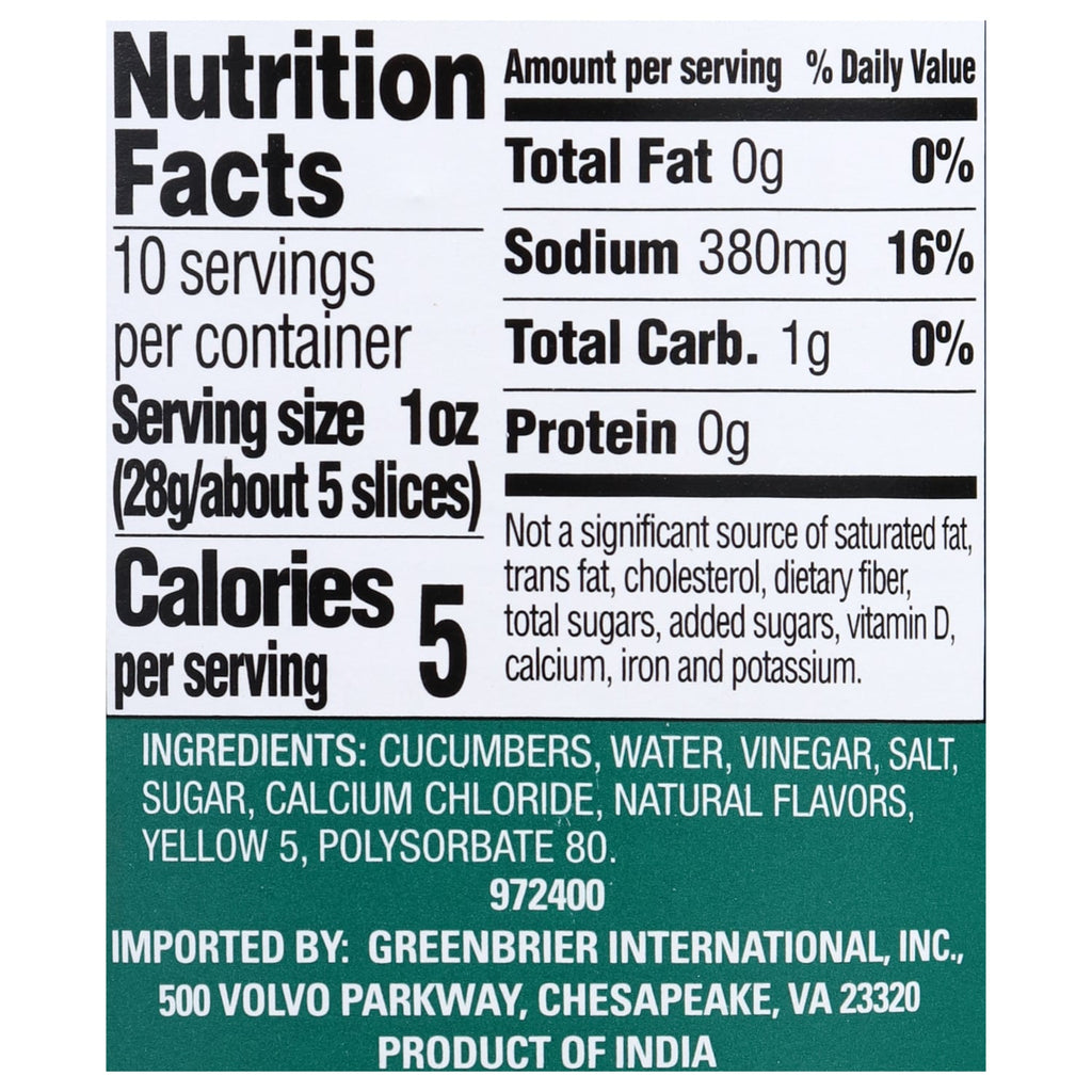 Breckenridge Farms Hamburger Dill Pickle Chips, 17 oz.