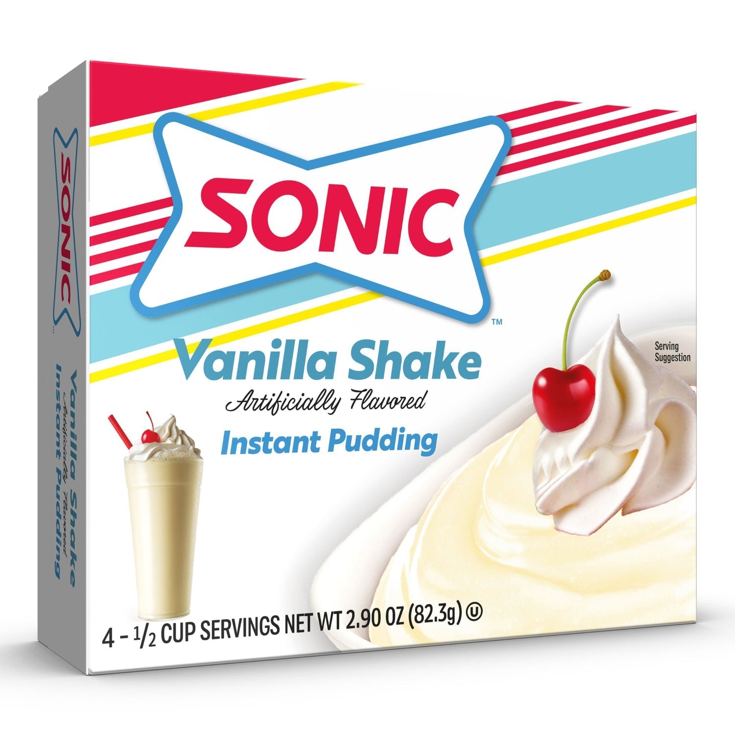Sonic Vanilla Shake Flavored Pudding, 1-ct.