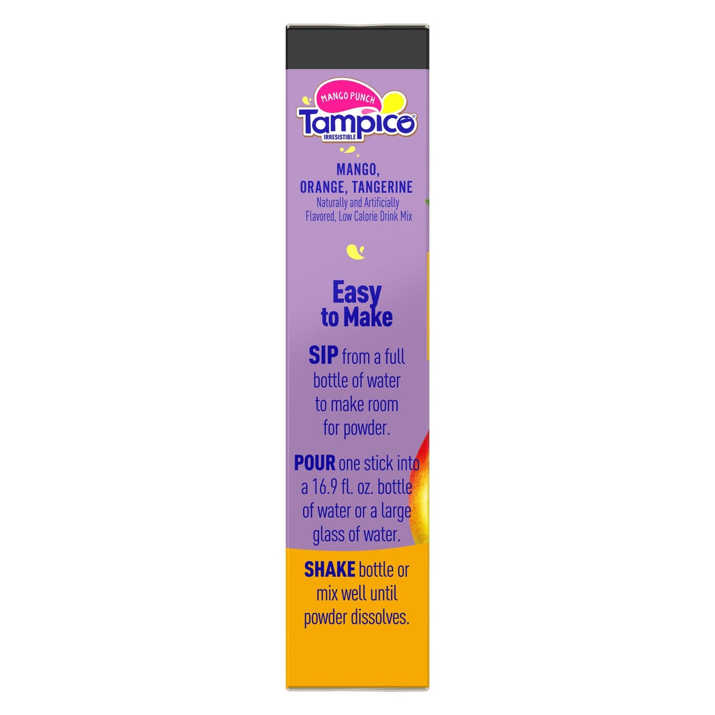 Tampico Mango Punch Drink Sticks, 6-pc Pack.