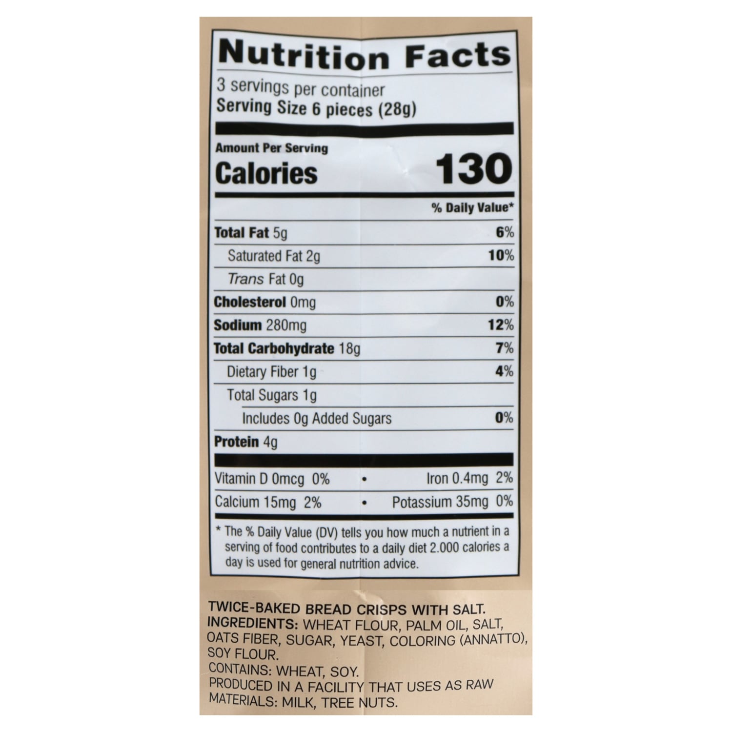 7 Days Bagel Chips - Sea Salt, 3.17 oz.