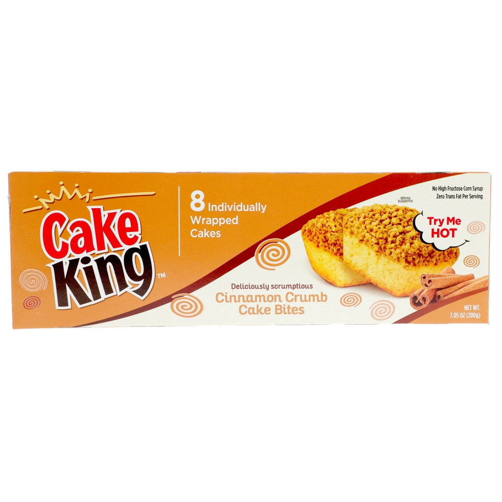 Cake King Cinnamon Crumb Cake Bites, 8-ct.