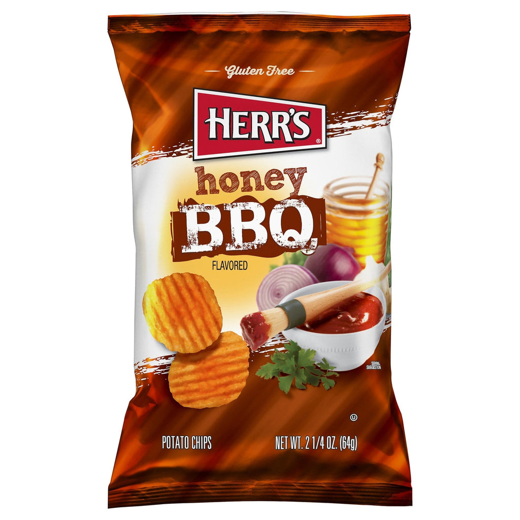 Herr's Honey BBQ Potato Chips, 1-ct.