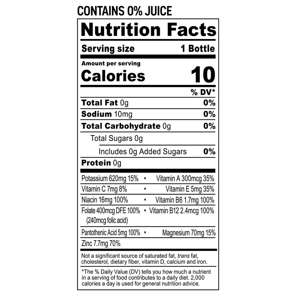 BODYARMOR Zero Sugar Fruit Punch Sports Drink, 16 fl oz Bottle