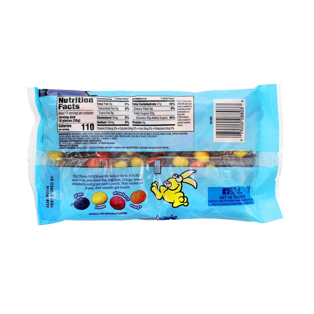 Big Chewy Nerds Jellybeans Candy, Assorted Flavors, 1-ct.