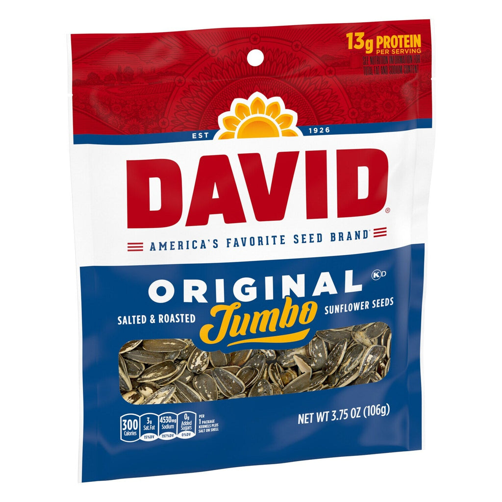 David Original Jumbo Sunflower Seeds, 3.75-oz.